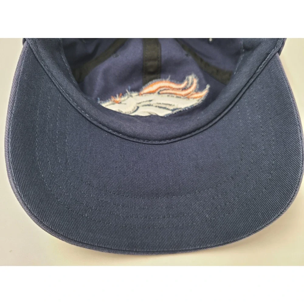 Women Denver Broncos Glitter Sparkles Logo 47 Brand Strapback Adjustable Hat Cap